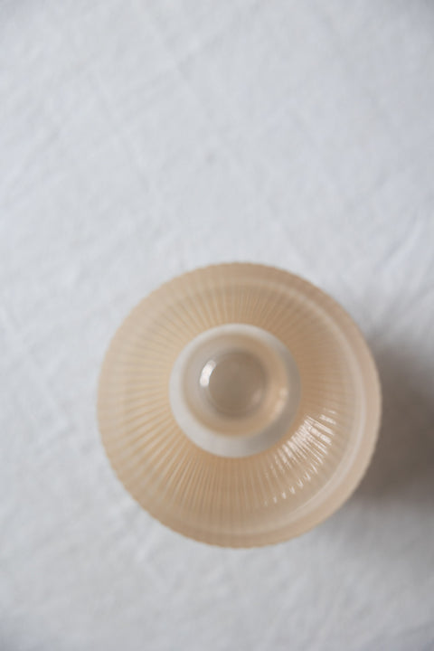 Vase - Glass H25,5cm Beige