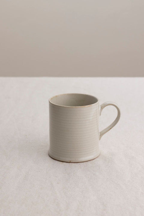 Kopp - Japansk Keramikk Struktur Off-White