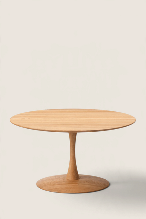 Sofabord - ND114 Trisse Model 5114 Dia90cm Oljet Eik