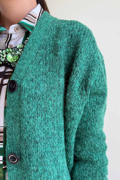 Cardigan - Billard Green