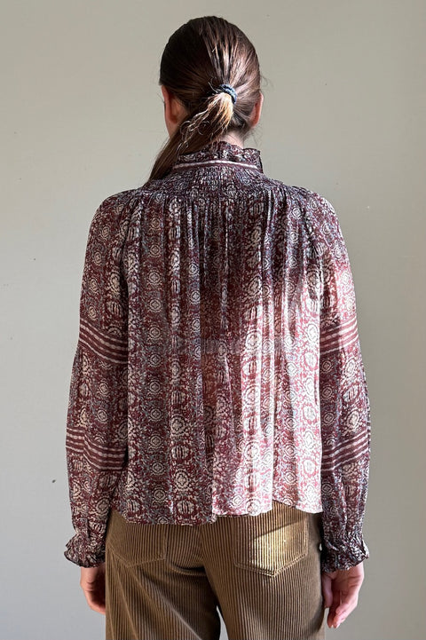 Bluse - Denna Burgundy