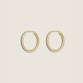 Øredobber - Slim Hoop M Plated