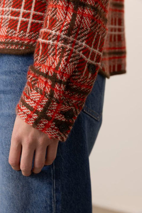 Jakke - Dylan Plaid Shirt Chili Combo