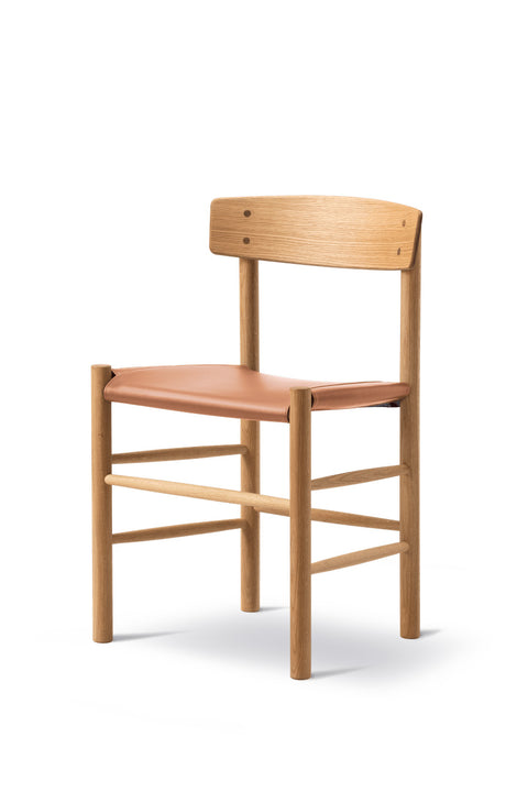 Spisestuestol - J39 Modell 3339 Oljet Eik Omni 307 Cognac