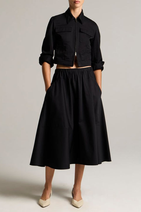 Skjørt - Pocket Full Skirt Black