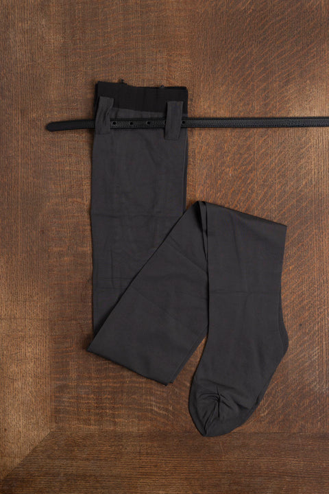 Strømpebukse - Tights Lycra Belt Dark Grey