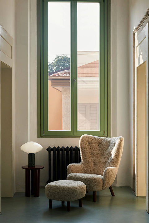 Lenestol & Puff - Petra Lounge Chair VB3/ATD1 Moonlight/Valnøtt