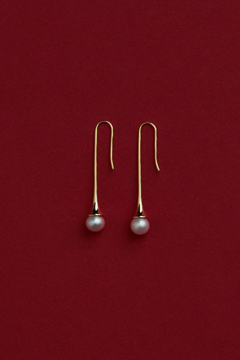 Øreringer - Lumora Drop Earrings Gold