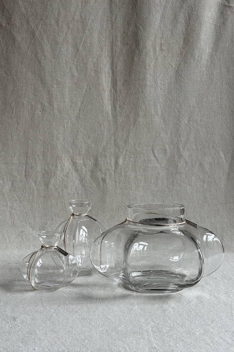 Vase - Glass Dia10cm Klar