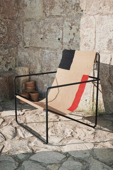 Loungestol - Desert Lounge Black/Block