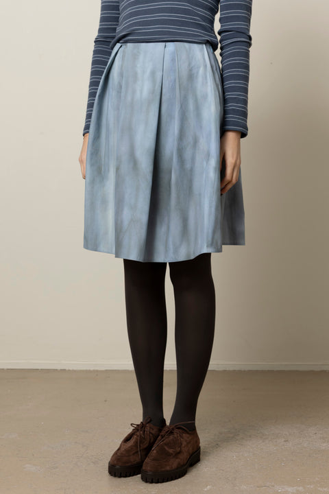 Skjørt - Pleated Below Knee Skirt