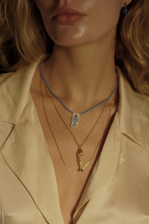 Halskjede - Something Fishy Gold