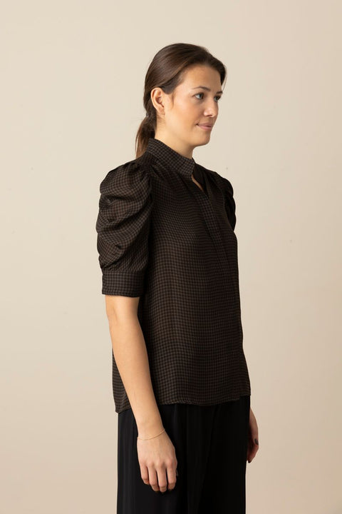 Topp - The Houndstooth Gillian Americano Multi