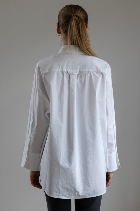Skjorte - Poplin Power White
