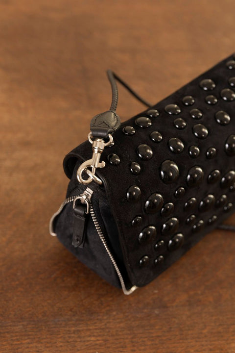 Veske - Bobi S Split Suede Noir/Noir