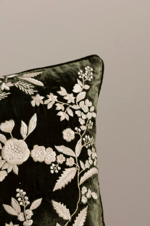 Putetrekk - Liza 40x40cm Dark Green