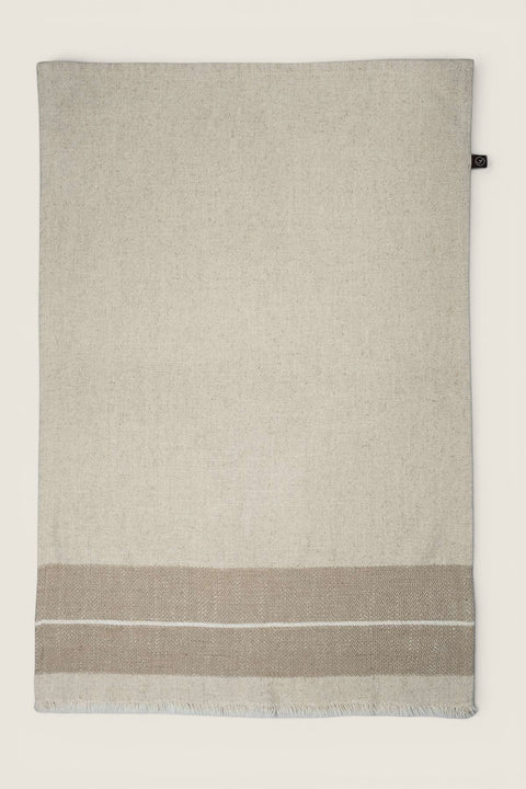 Kjøkkenhåndkle - Natur/Beige/Hvit