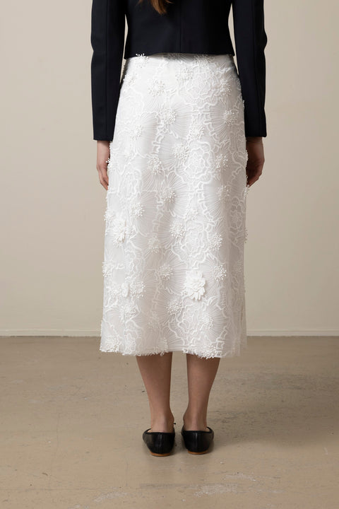 Skjørt - Sheer Meadow Skirt Pure White