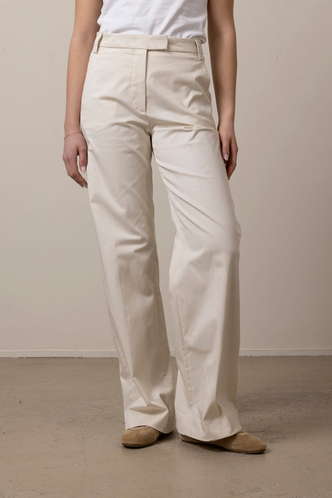 Bukse - D-Alek Cream White