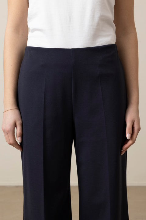 Bukse - Flared Trouser Techno Navy/Blue
