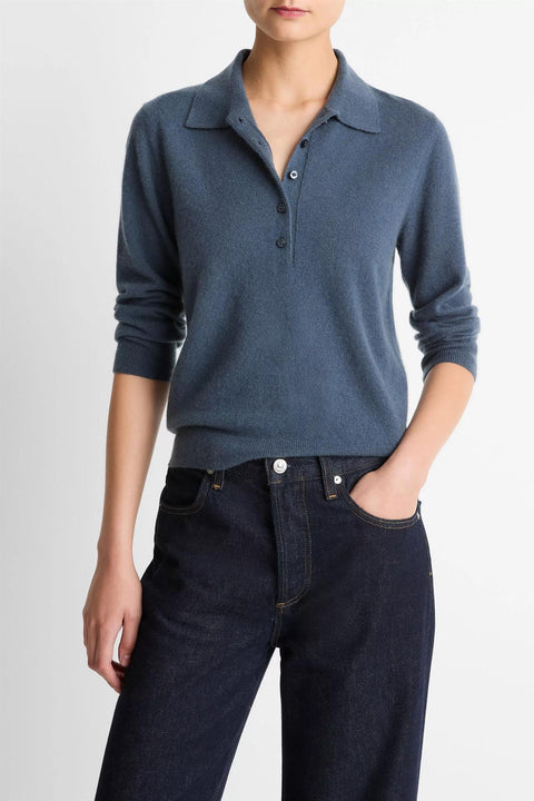 Genser - Cash Mulberry Silk Polo