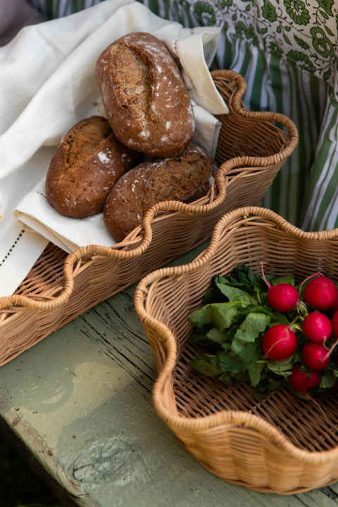 Kurv - Scallop 20x30cm