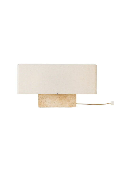 Bordlampe - Nonna H30cm Travertine/Sand