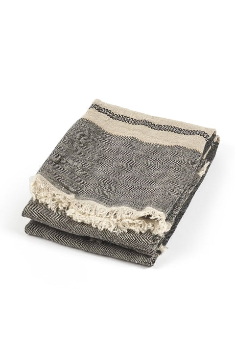 Håndkle - The Belgian 55x65cm Tack Stripe