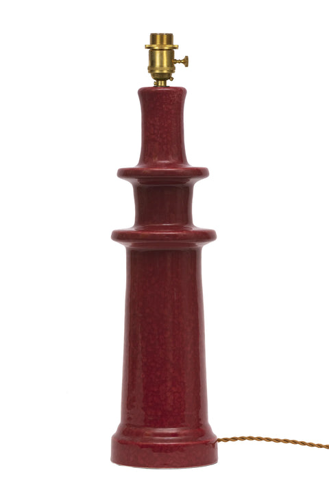 Lampefot - Candlestick Carmine Red
