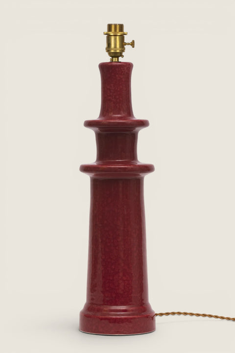 Lampefot - Candlestick Carmine Red