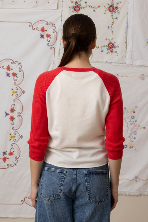 Genser - Baseball Tee Cream/Sorbet