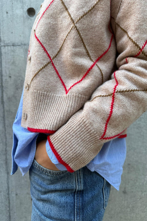 Cardigan - Auguste NO233 Arlequin Cord