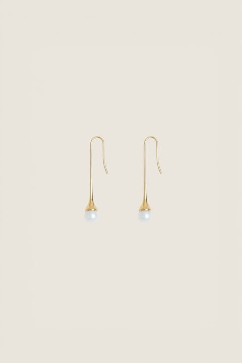 Øreringer - Lumora Drop Earrings Gold