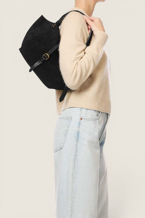 Veske - Joseph S Split Suede Noir