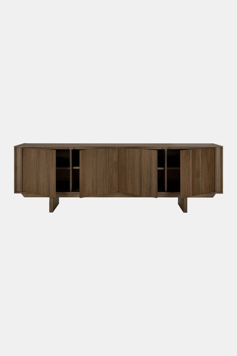 Skjenk - Pillar Sideboard Teak Wild Brown