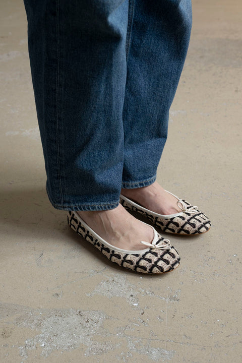 Ballerina - Capri Mesh Voile Beige