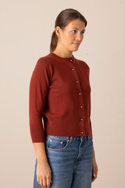 Cardigan - Metal Button Siena