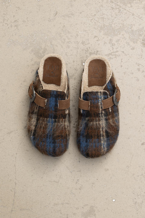 Sko - Faliero Sarti x Taji Scarpe Birken Kvadrati Blue