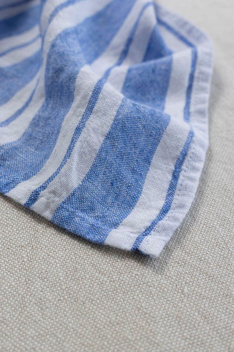 Kjøkkenhåndkle - Large Blue Stripes