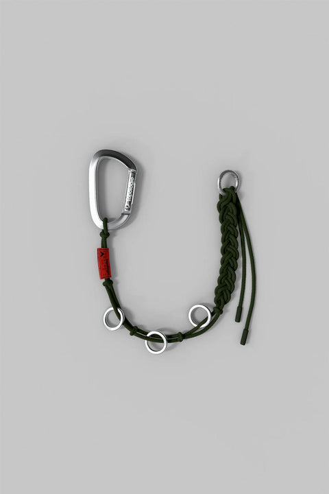 Nøkkelring - Topologie Wares Braided Keychain Deep Forest