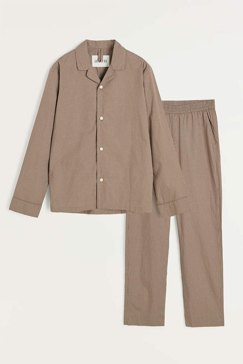 Pyjamas - Classic Check Mix Fossil