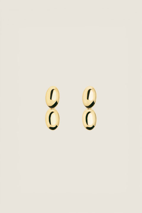 Øredobber - Emberly Oval Gold
