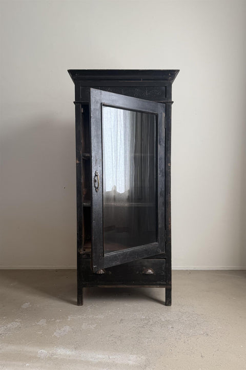 Vitrineskap - Single Door Glass Vitrine Cabinet