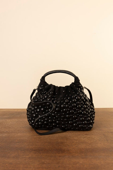 Veske - Gordi M Split Suede Noir/Noir