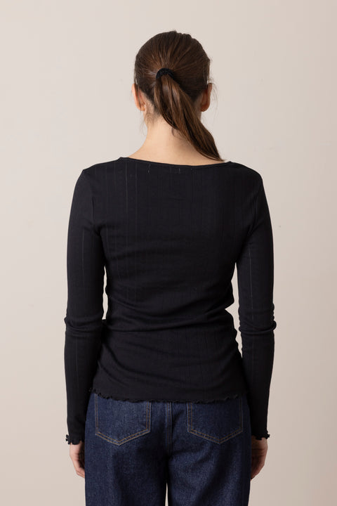Genser - Edie Blouse Black