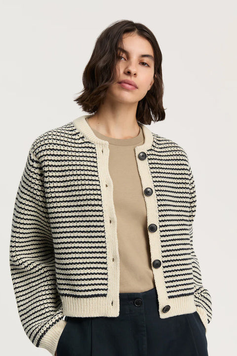 Cardigan - Shiva Mix Black Navy