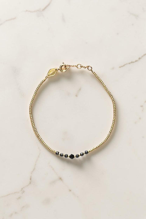 Armbånd - Bead & Gem Black/Gold