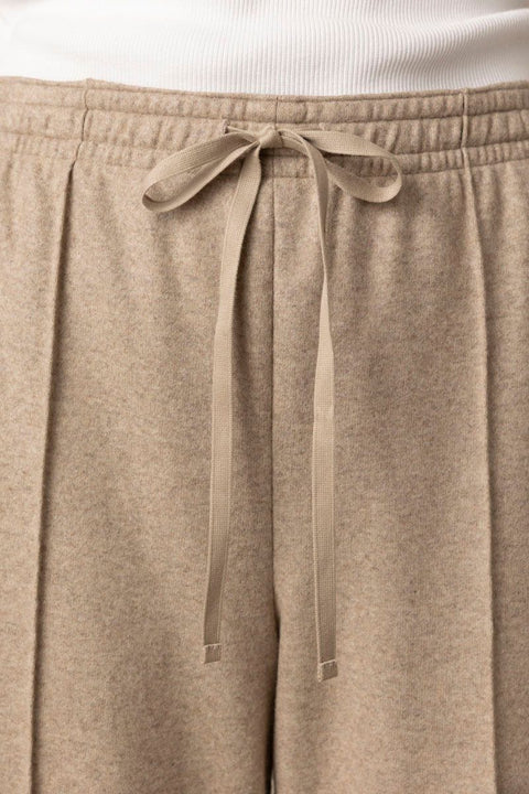 Bukse - Mid Rise Tailored Knit Wide Leg