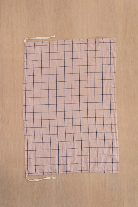 Kjøkkenhåndkle - Pale Rose XL Checks