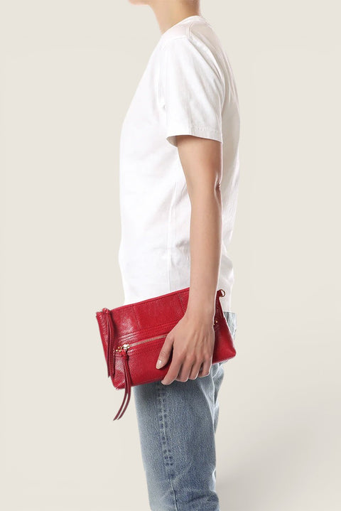 Veske - Lucky Clutch L Carmin